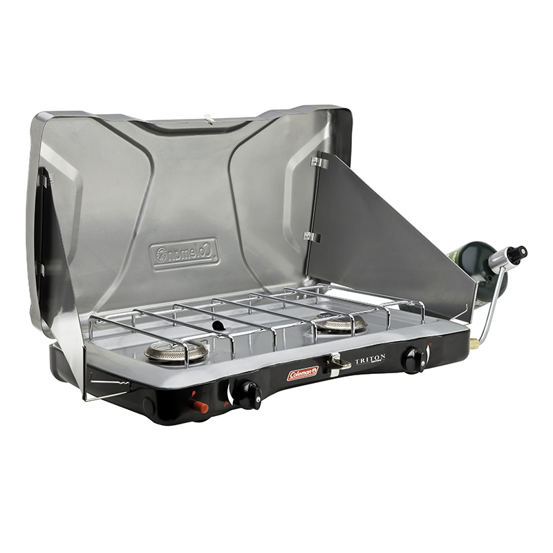 Coleman Triton™+ Propane Stove open
