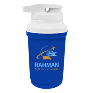 NYC 1 Qt Nano Beverage Jug in blue with full color applied imprint